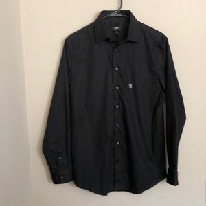 Express Black Long Sleeved Dress Shirt